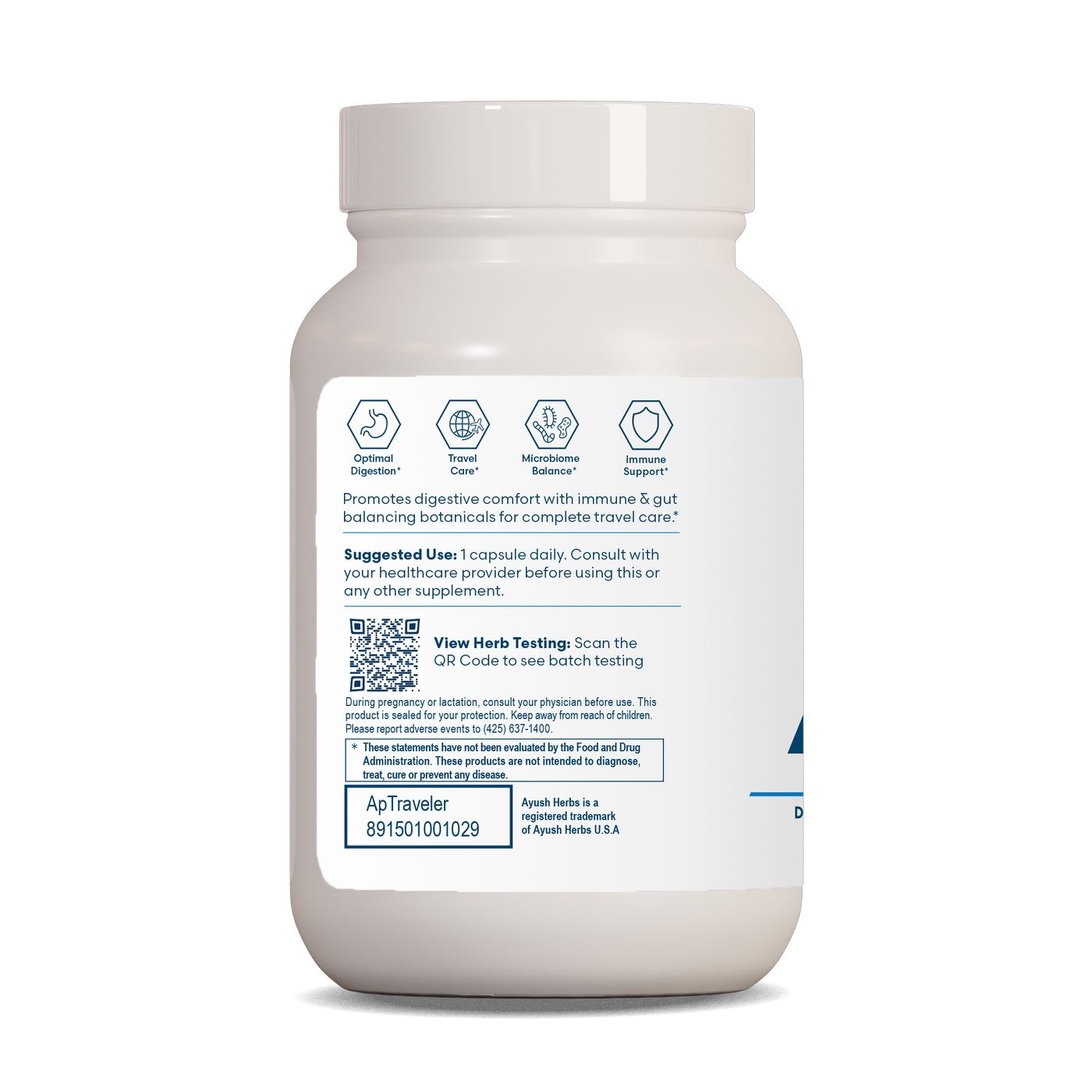 AP-Traveler 90 vcaps Curated Wellness