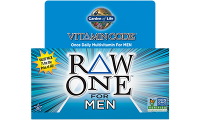 Vitamin Code Raw One for Men 75 vegcaps Curated Wellness