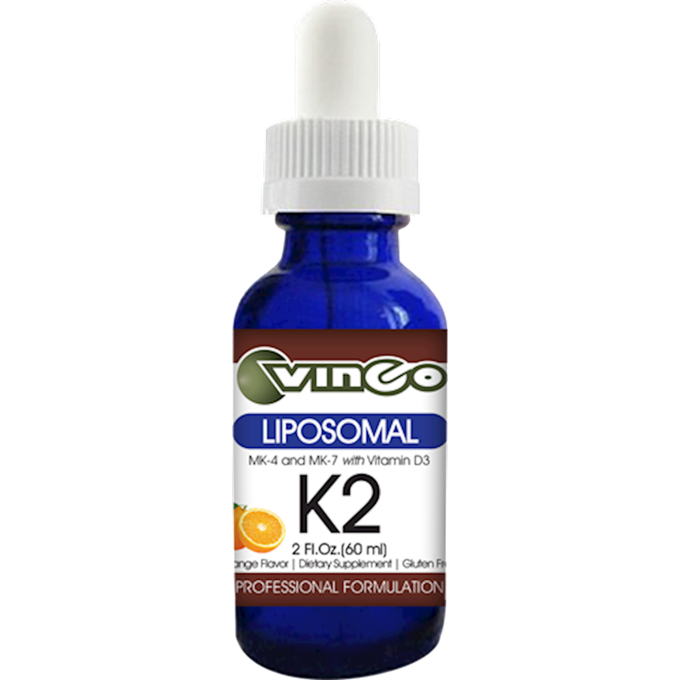 K2 Complex Liposomal Orange 2 fl oz Curated Wellness