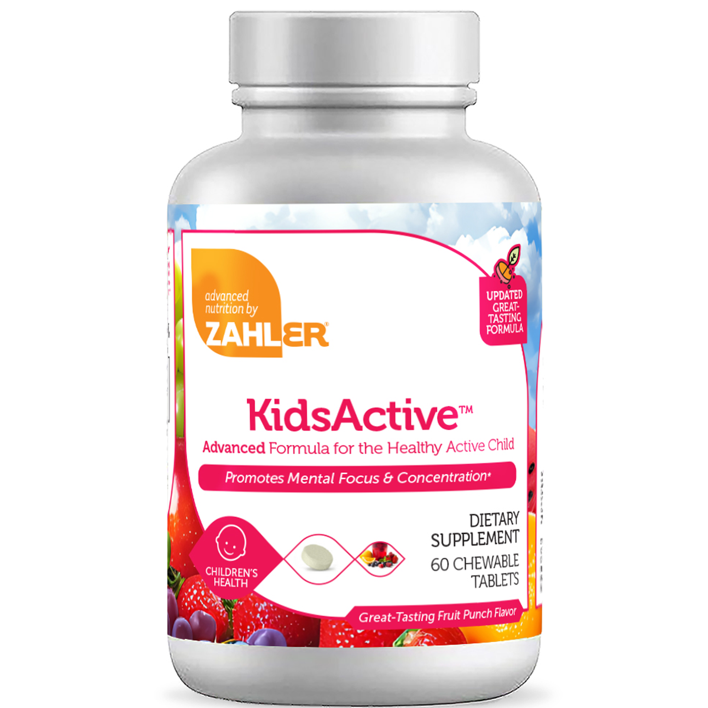 KidsActive 60 chewable tabs Curated Wellness