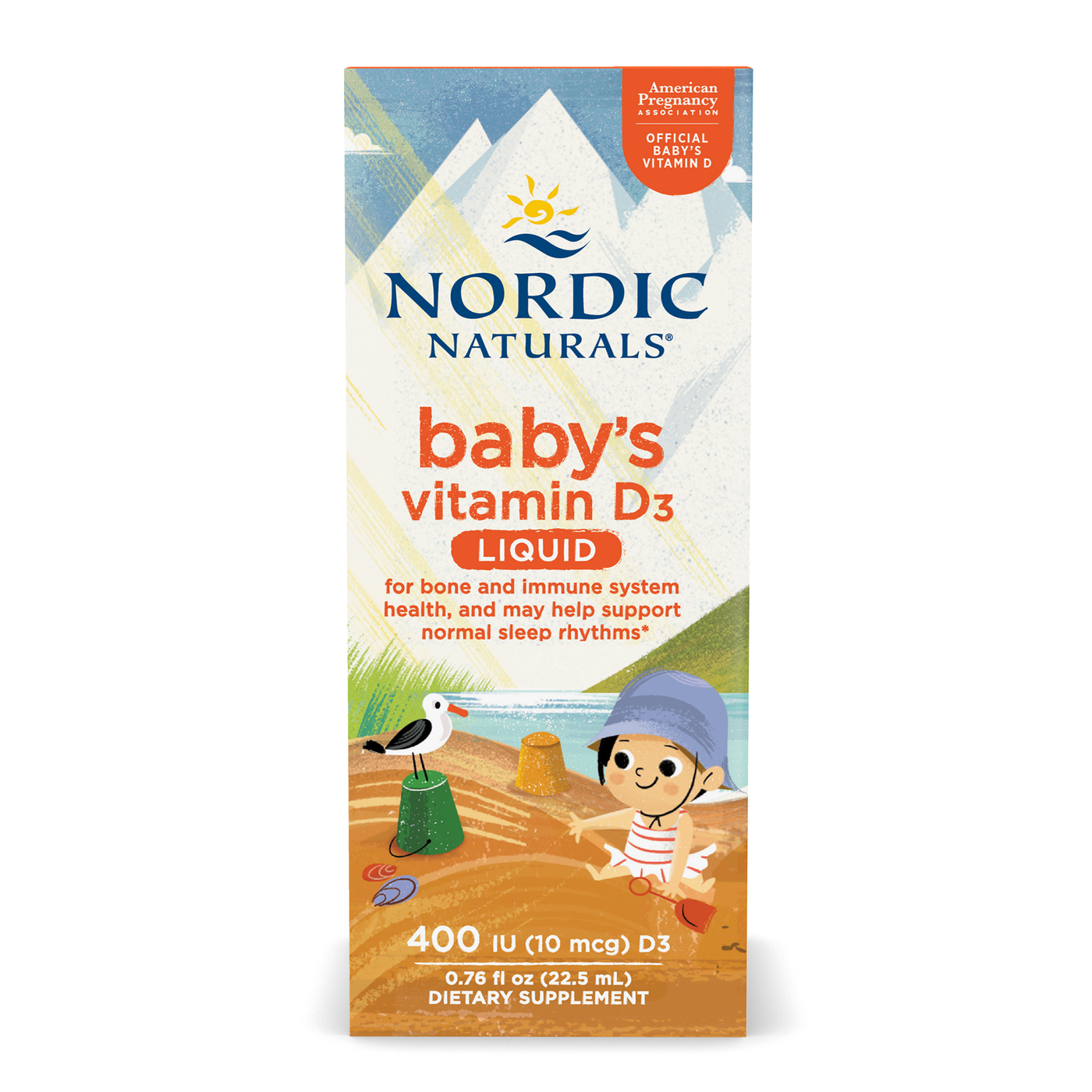 Baby's Vitamin D3 Liquid .76 fl oz Curated Wellness