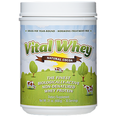 Vital Whey Natural Cocoa ings Curated Wellness