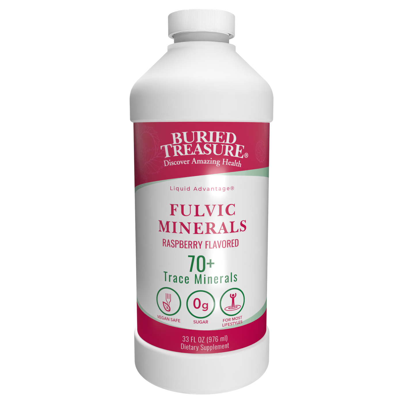 Fulvic Acid Minerals 33oz Curated Wellness