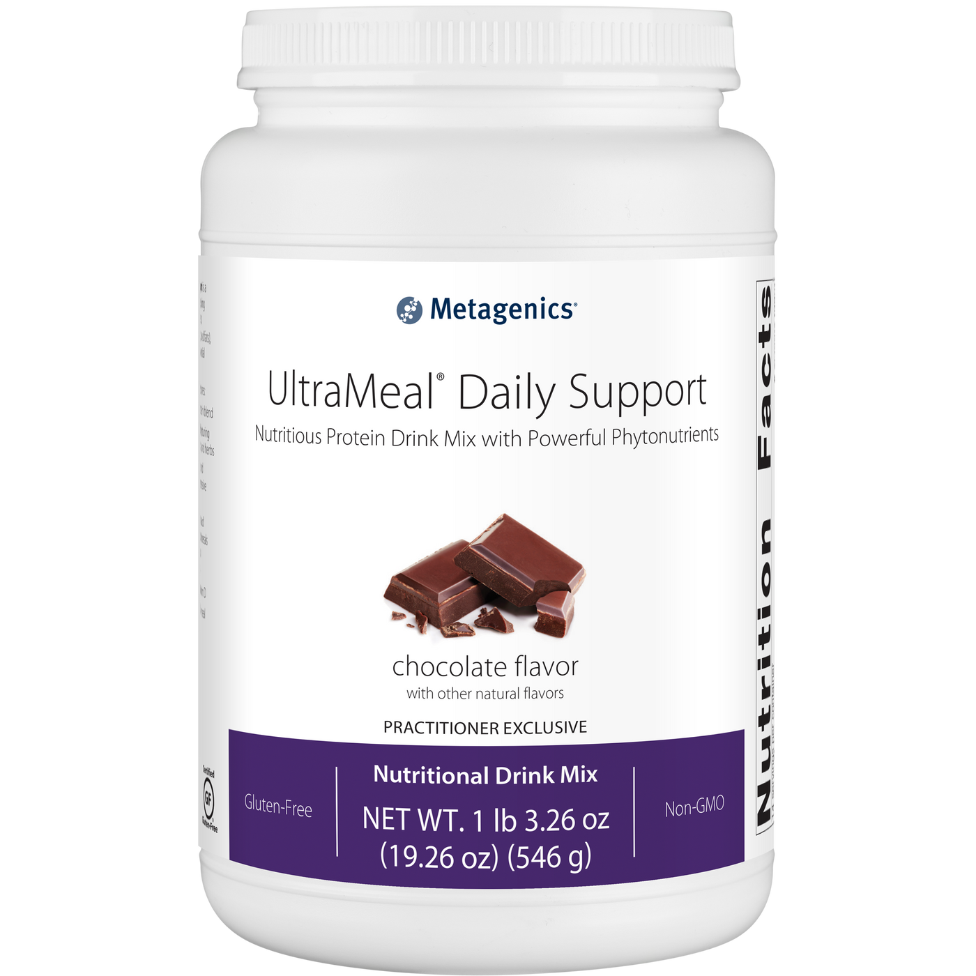 UltraMeal Daily Support Chocolate 546 g Curated Wellness
