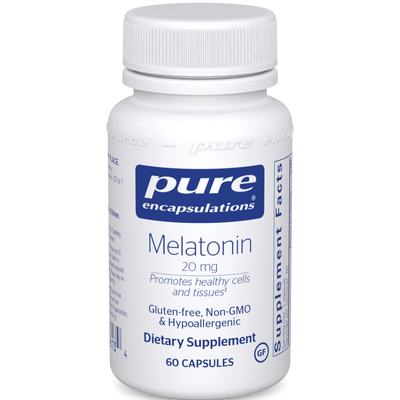 Melatonin 20 mg 60 vcaps Curated Wellness