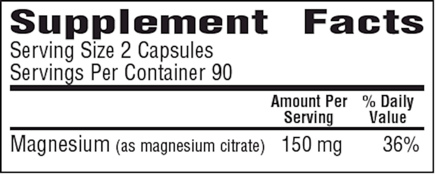 Magnesium Citrate  Curated Wellness