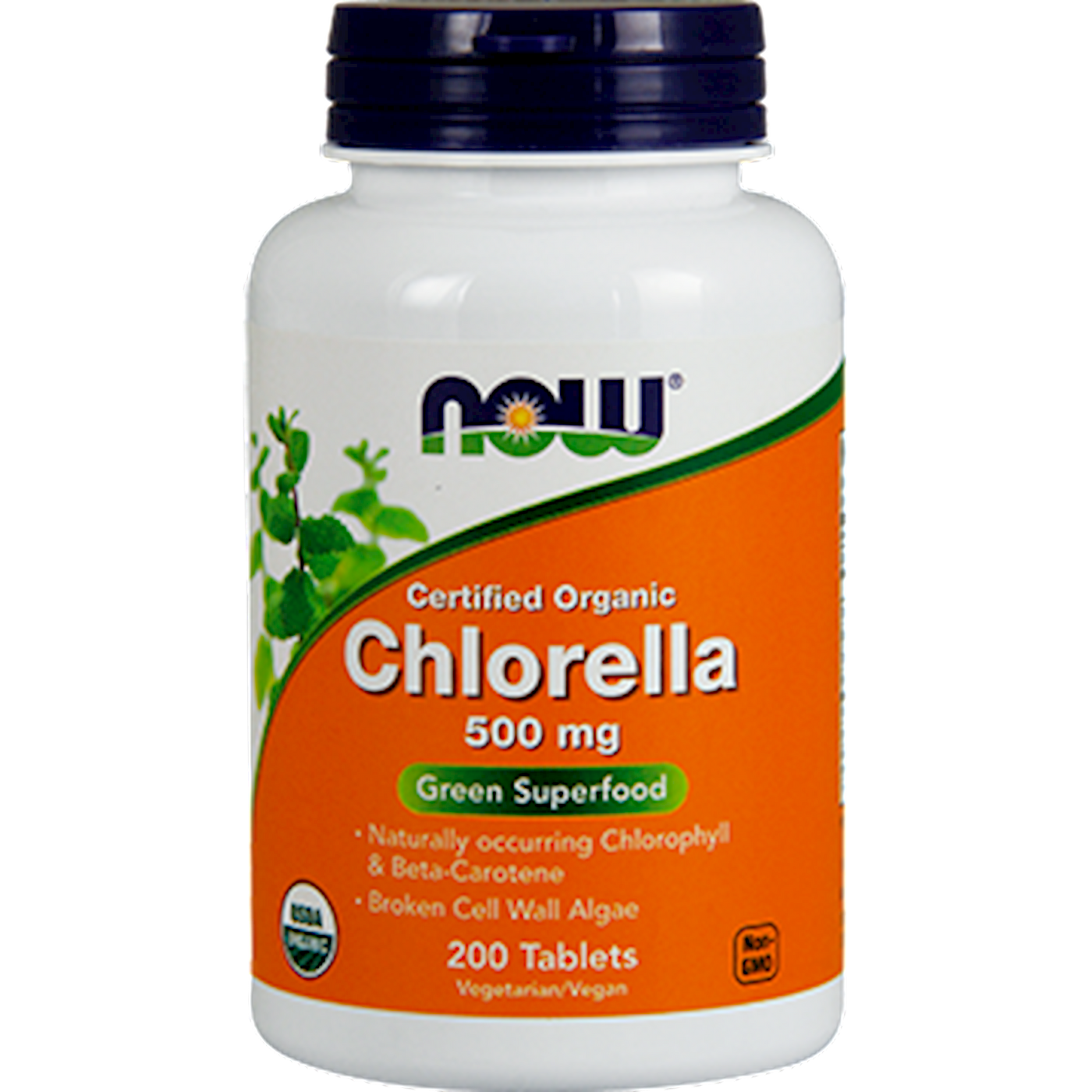 Organic Chlorella 500 mg 200 tabs Curated Wellness