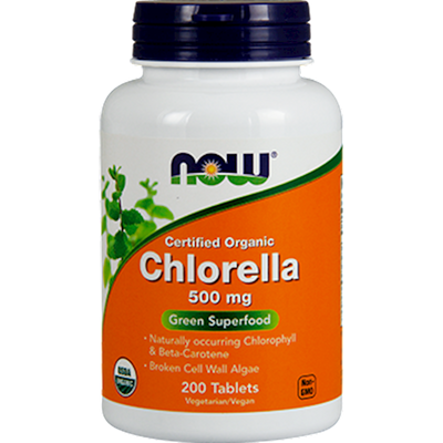 Organic Chlorella 500 mg 200 tabs Curated Wellness