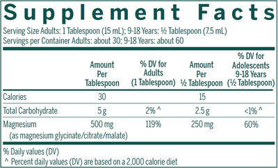 Magnesium Complex Liquid 15.2 oz Curated Wellness