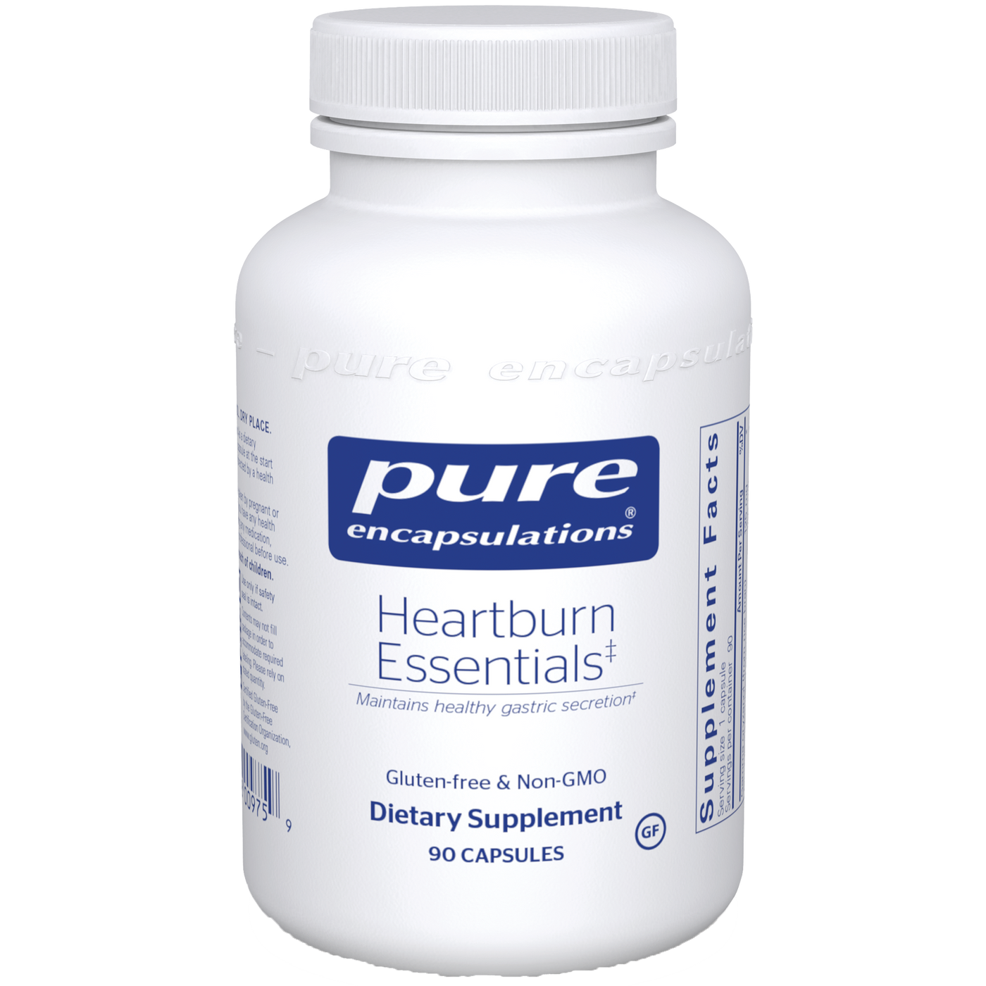 Heartburn Essentials 90 caps Curated Wellness