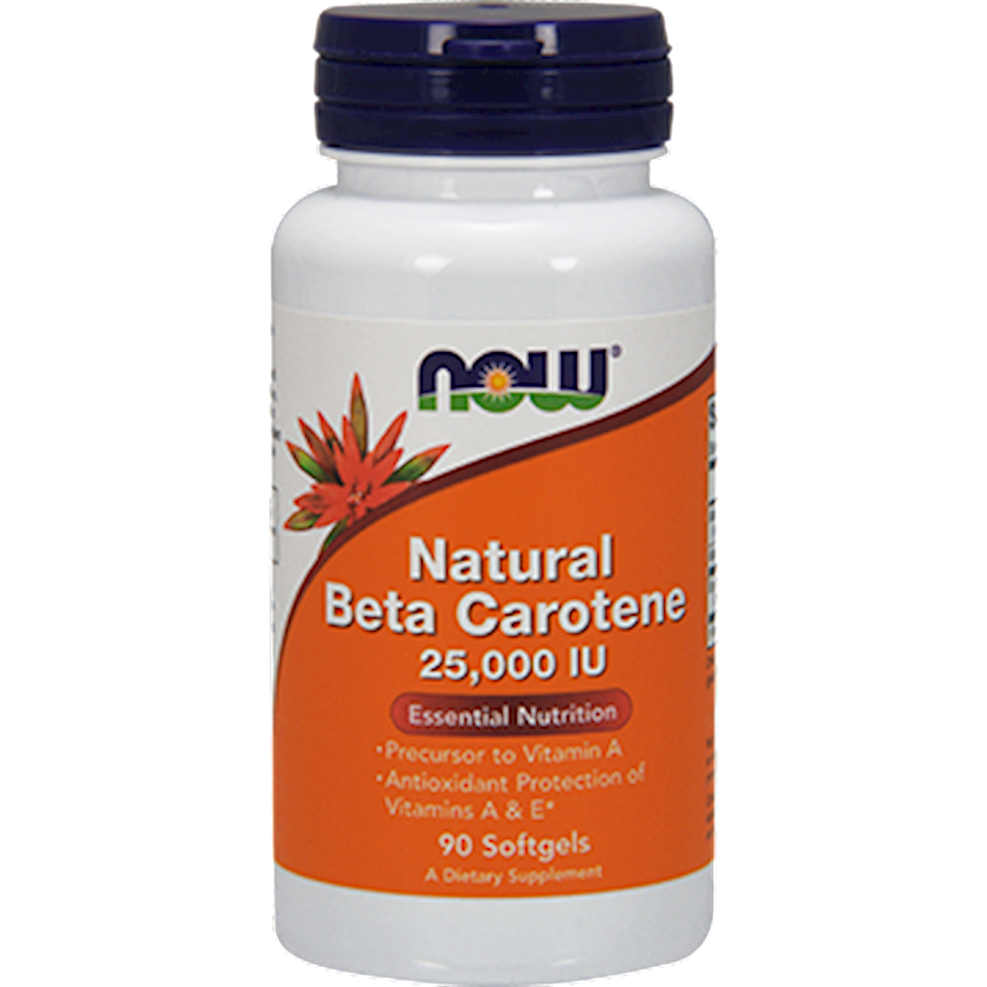 Natural Beta Carotene 25,000 IU 90 gels Curated Wellness