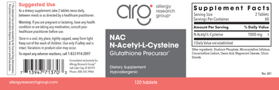 NAC N-Acetyl-L-Cysteine 500 mg  Curated Wellness