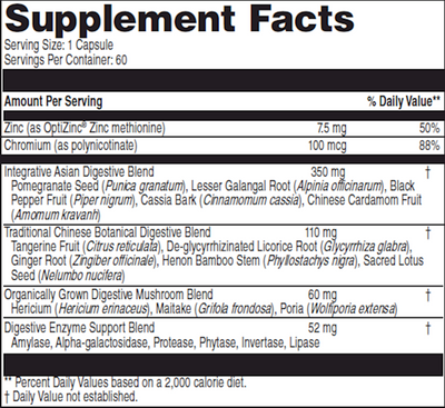 Complete Digestive Balance 60 caps Curated Wellness