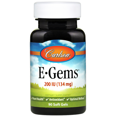 E-Gems 200 IU 90 gels Curated Wellness