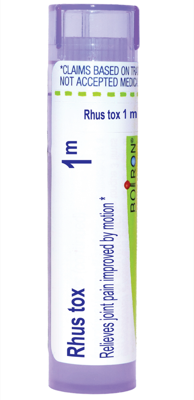 Rhus toxicodendron 1M 80 plts Curated Wellness