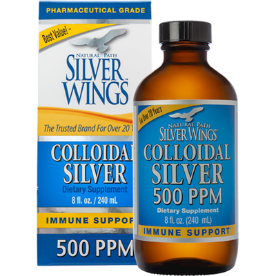 Colloidal Silver 500PPM  Cap Top Curated Wellness
