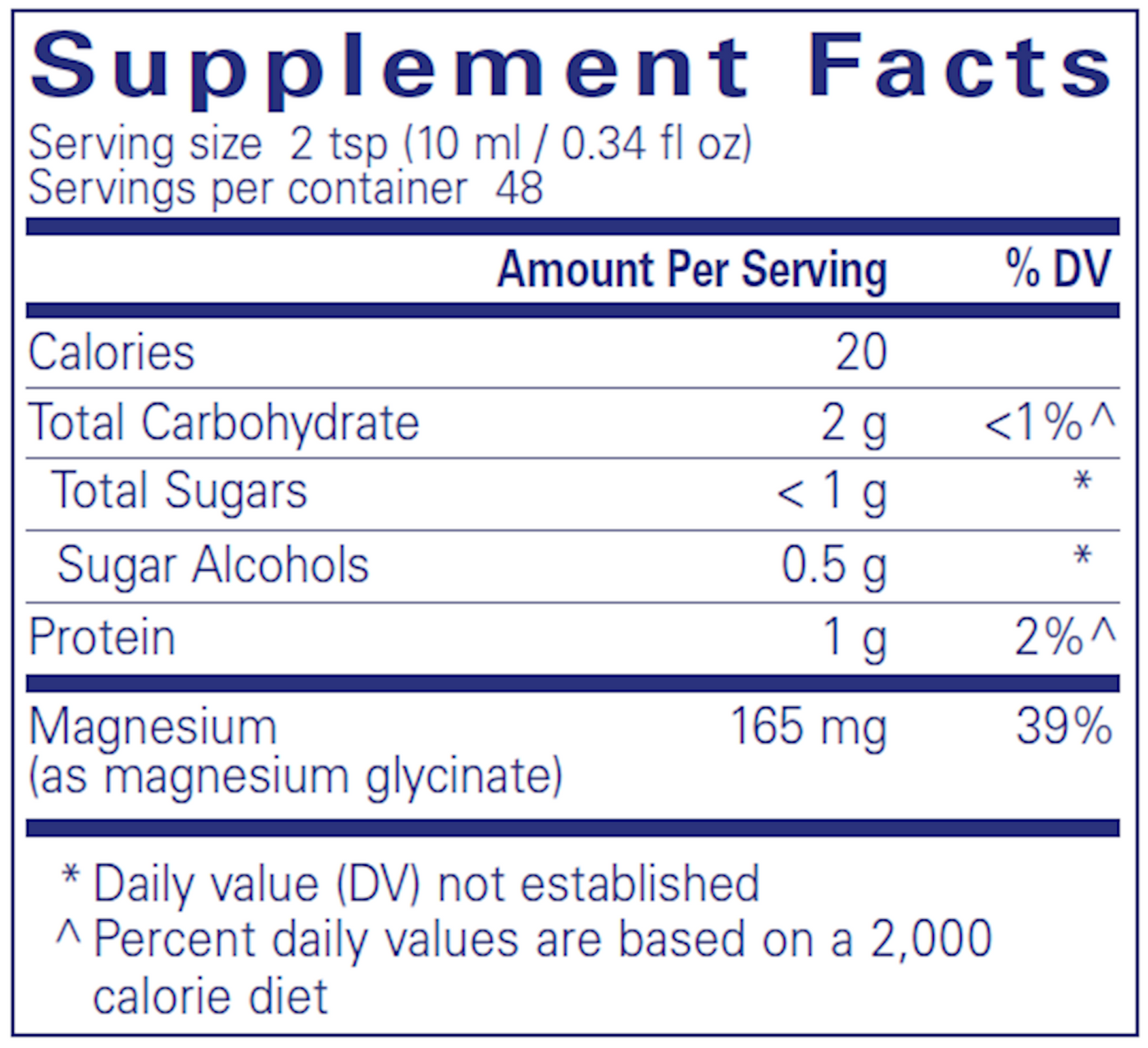 Magnesium Glycinate liquid 16.2 fl oz Curated Wellness