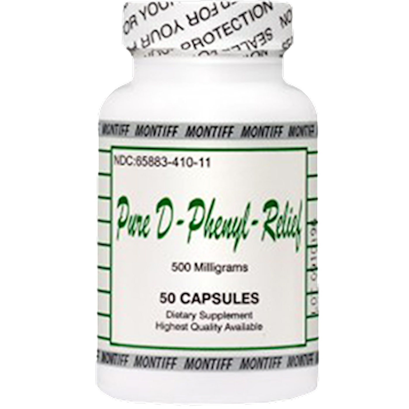 Pure D-Phenyl Relief 500 mg  Curated Wellness