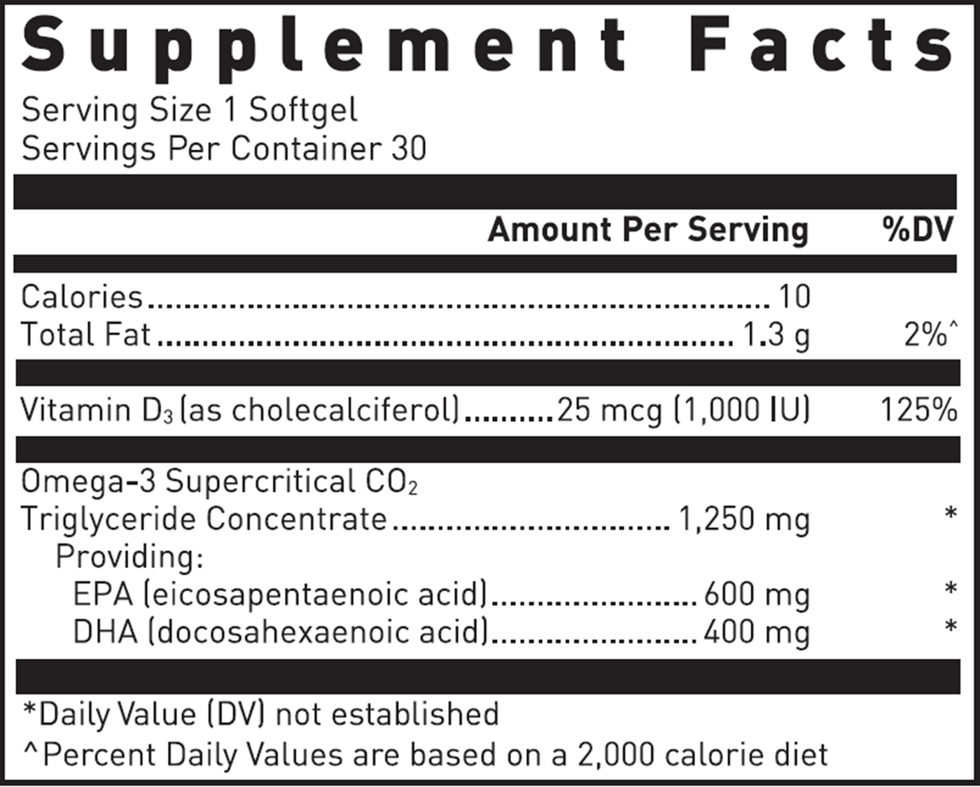 Quell Fish Oil: EPA/DHA Plus D 30 gels Curated Wellness