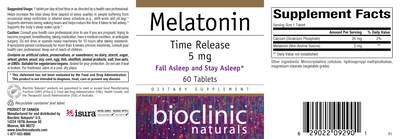 Melatonin Time Release 5 mg  Curated Wellness