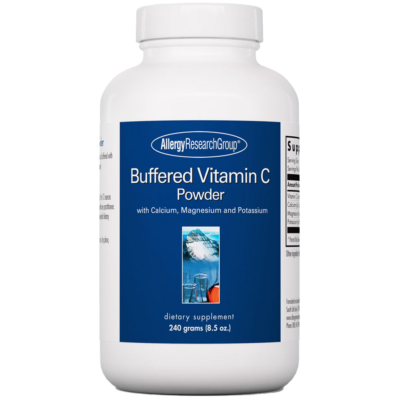 Buffered Vitamin C Powder 240 g Curated Wellness