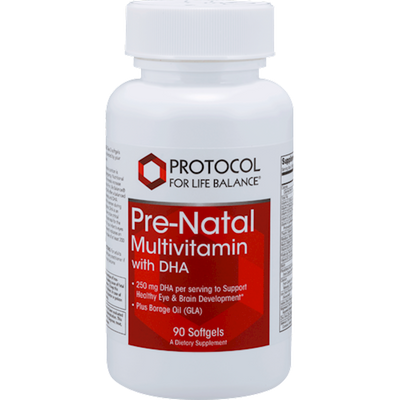 Pre-Natal Multivitamin with DHA 90 Gels Curated Wellness