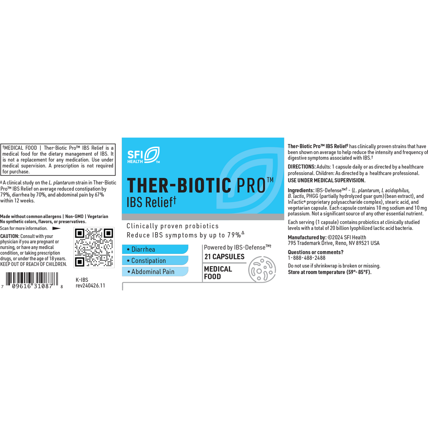Ther-Biotic Pro IBS Relief  Curated Wellness