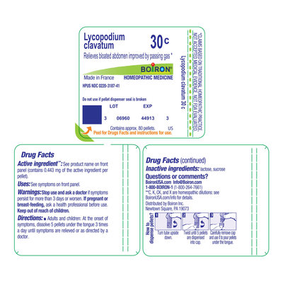 Lycopodium clavatum 30C 80 plts Curated Wellness