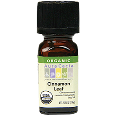 Cinnamon Leaf Organic Ess Oil .25 oz