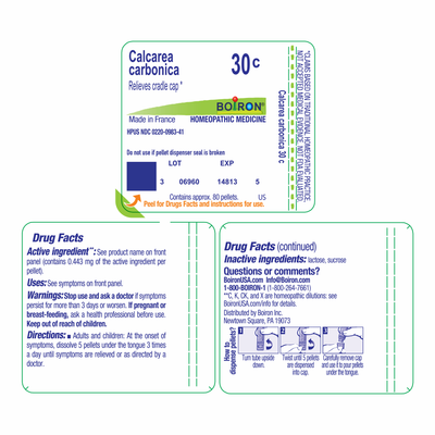 Calcarea carbonica 30C 80 plts Curated Wellness