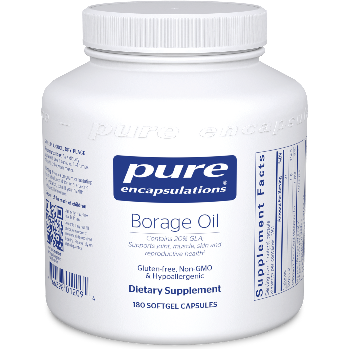 Borage Oil 180 gels Curated Wellness