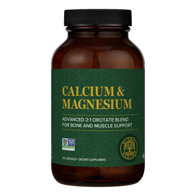 Calcium & Mangesium 120 capsules Curated Wellness