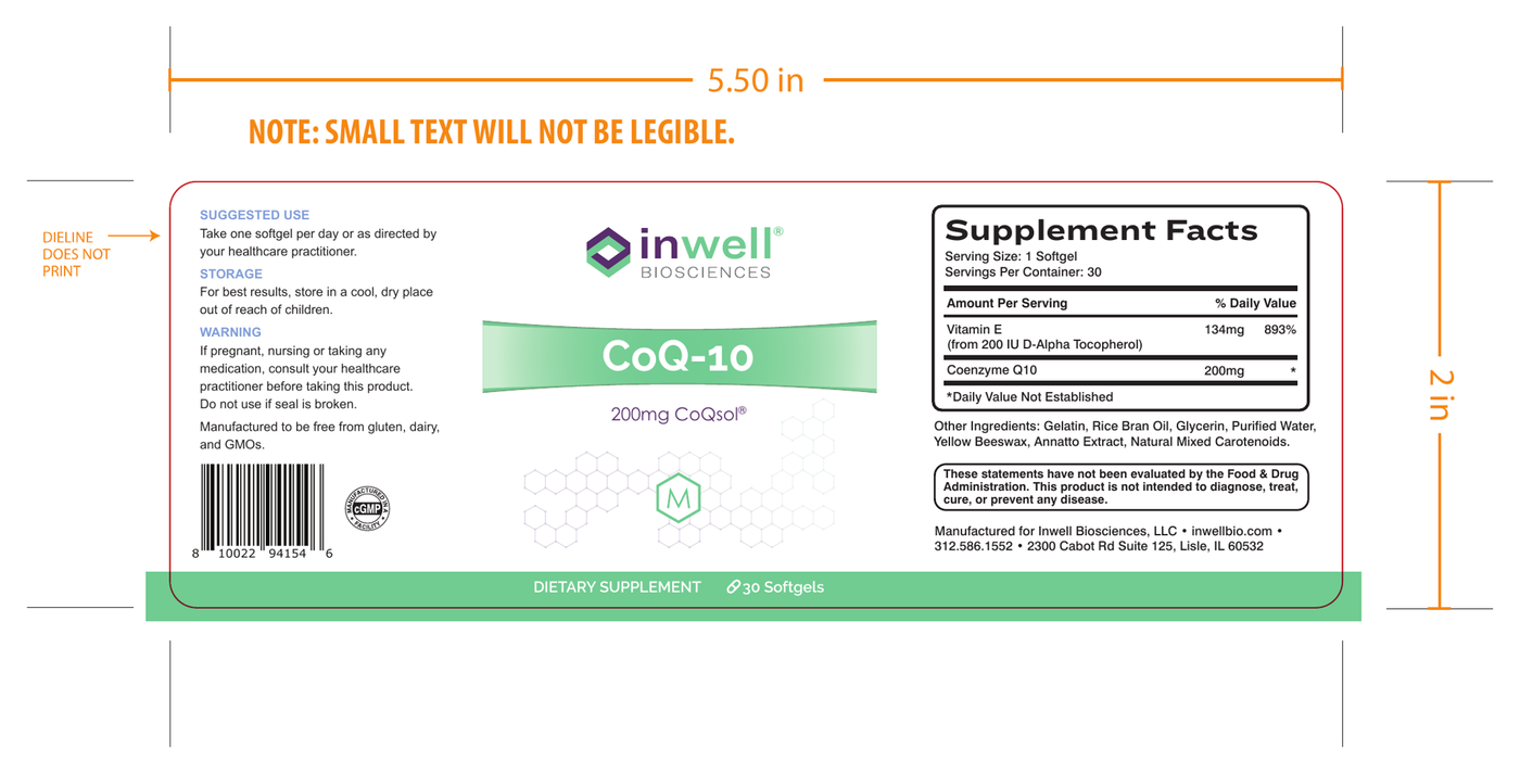 CoQ-10 200mg CoQsol® c Curated Wellness