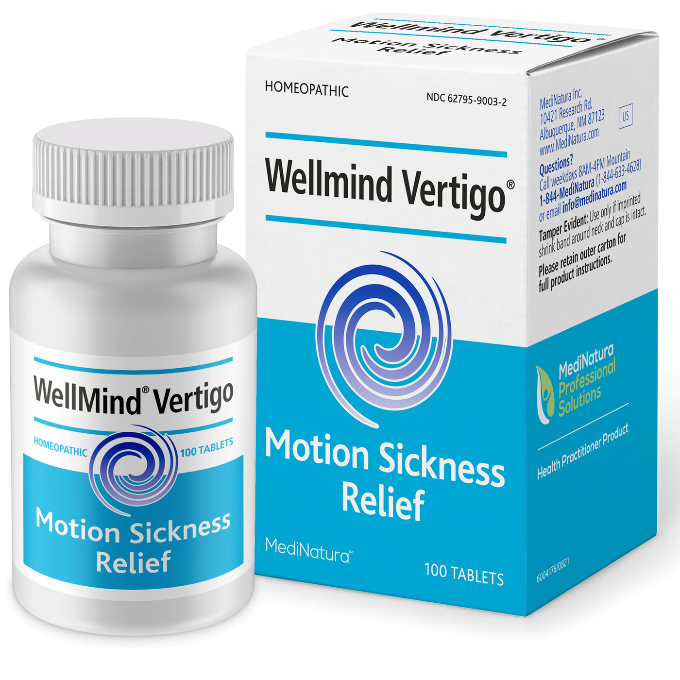 Wellmind Vertigo Tablets 100 ct Curated Wellness