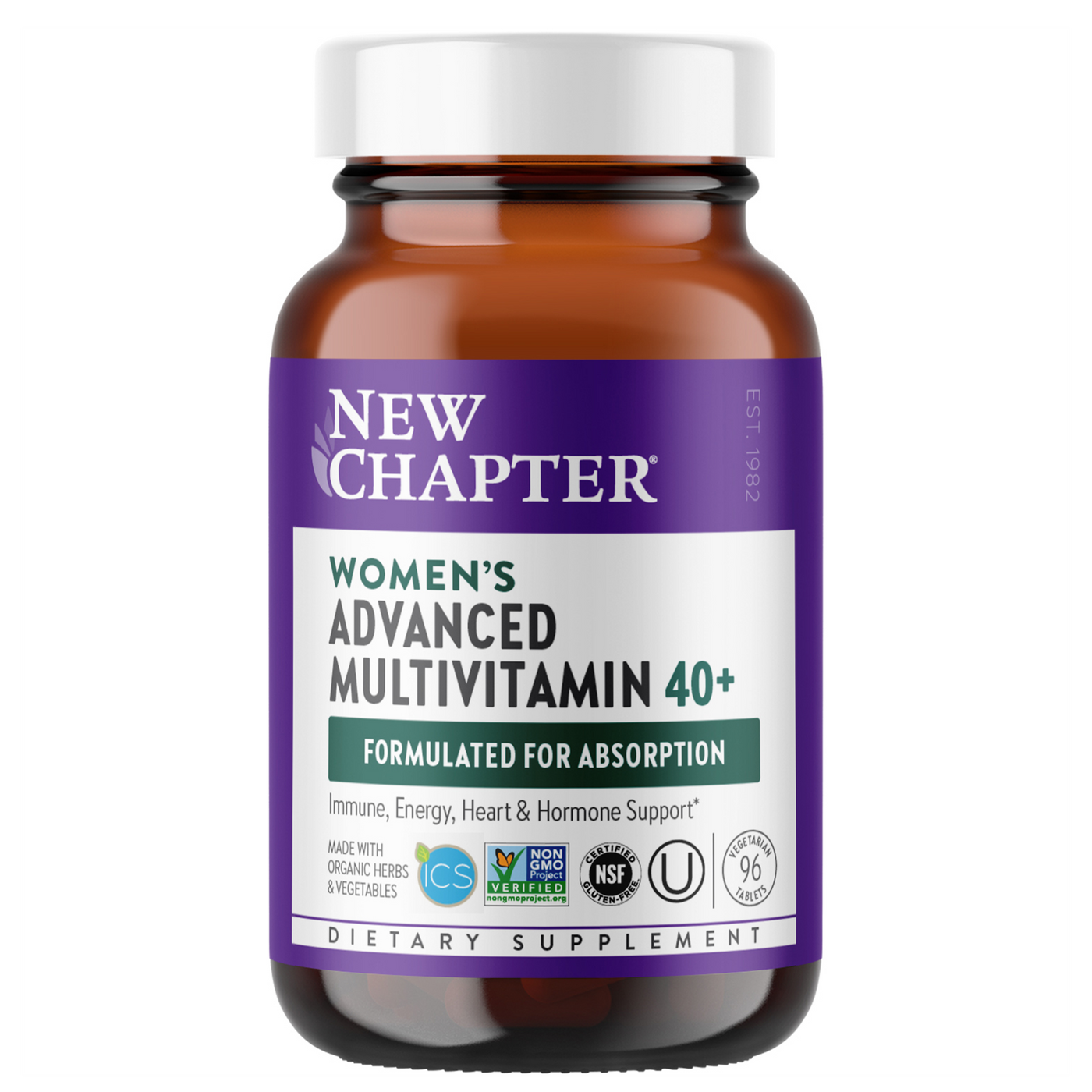 40+ Women's Advanced Multi 96 tabs Curated Wellness