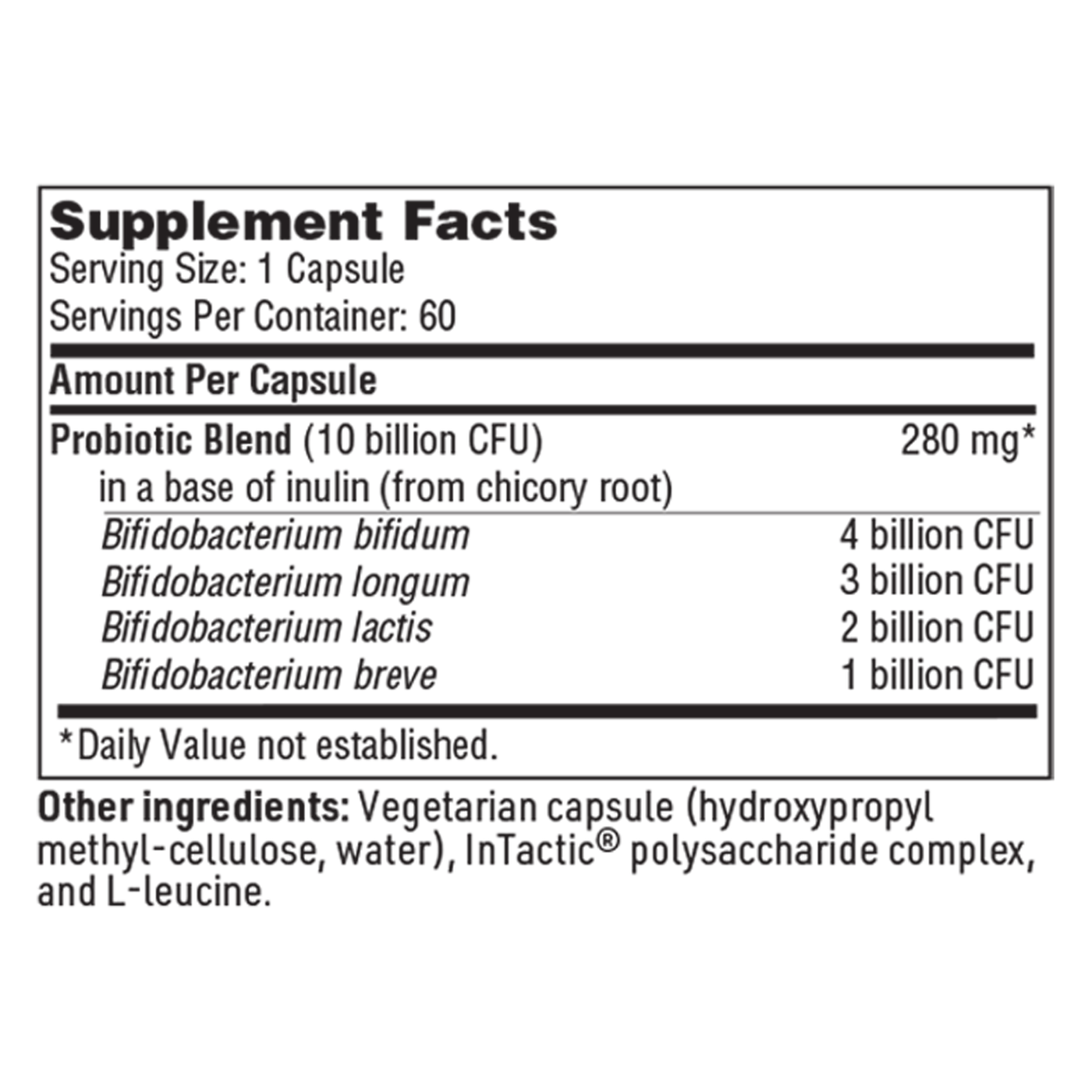 Ther-Biotic Bifido (Factor 4) 60 caps Curated Wellness