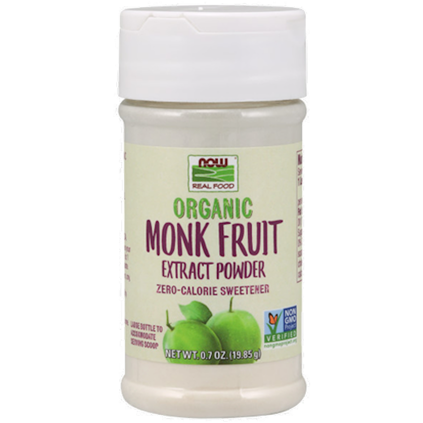 Monk Fruit Extract Powder Organic .7 oz Curated Wellness