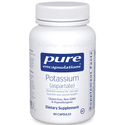 Potassium (aspartate) 90 vcaps Curated Wellness