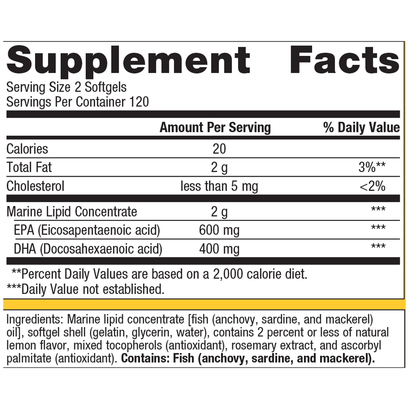 OmegaGenics EPA-DHA 500 Lemon 240 gels Curated Wellness