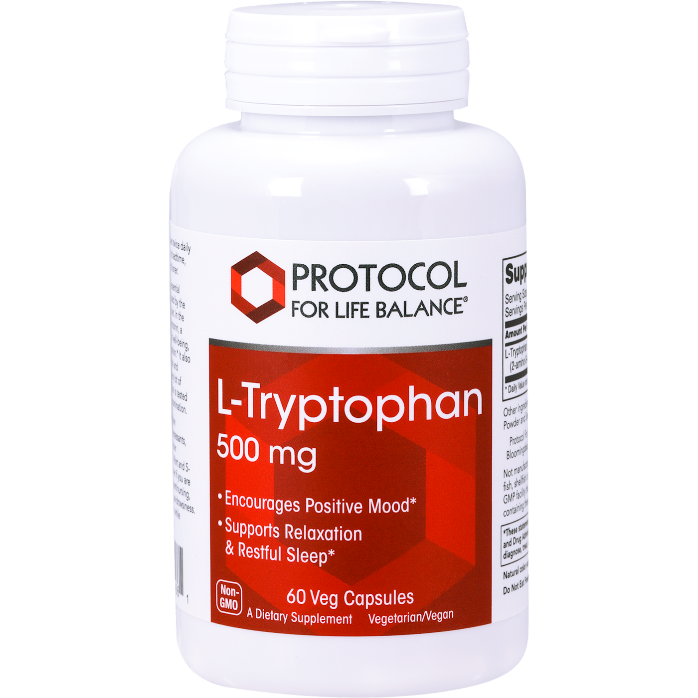 L-Tryptophan 500 mg  Curated Wellness