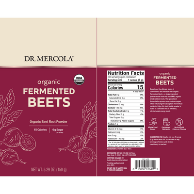 Fermented Beet Powder ings Curated Wellness