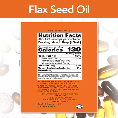 Flax Seed Oil 12 fl oz Curated Wellness