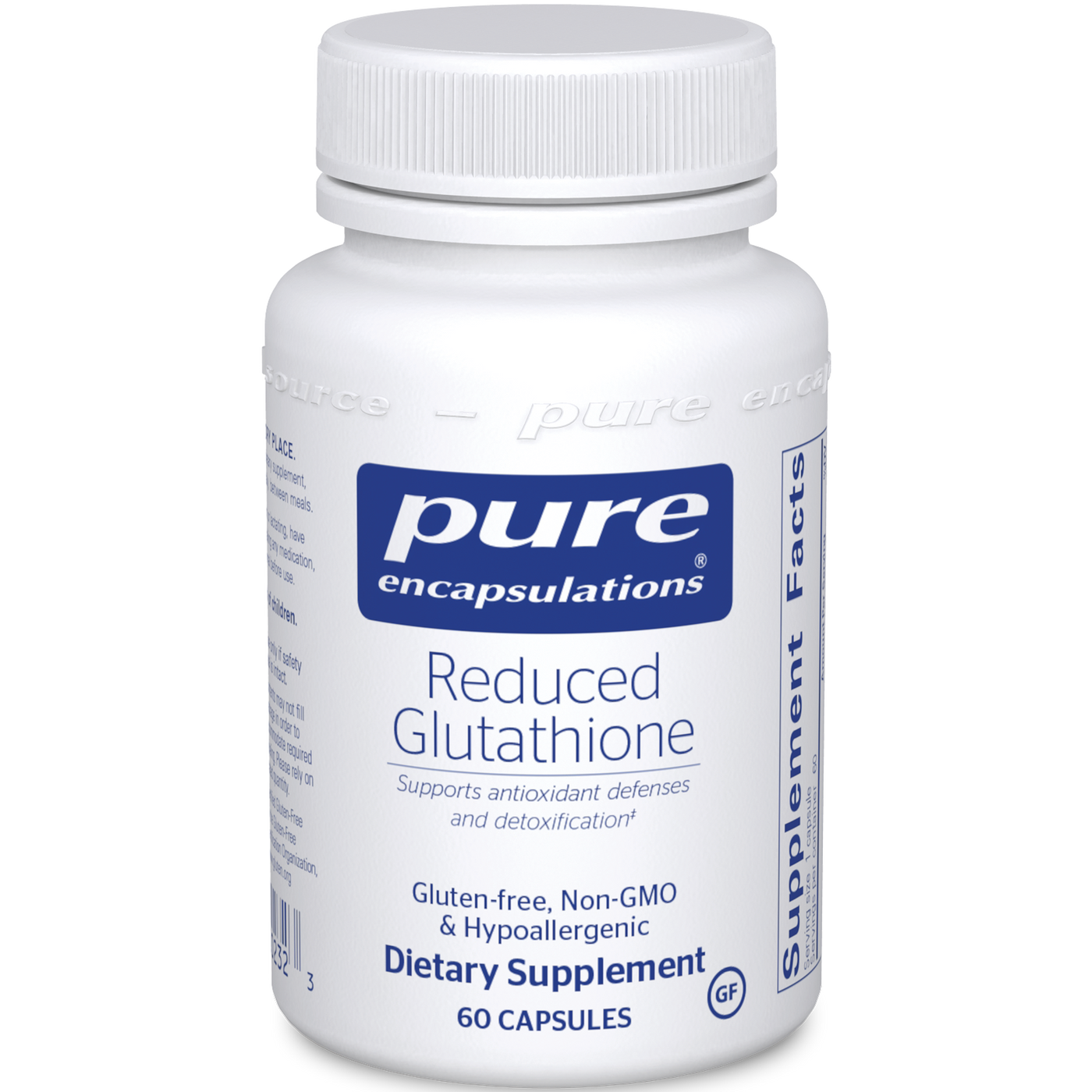 Reduced Glutathione 100 mg 60 vcaps Curated Wellness