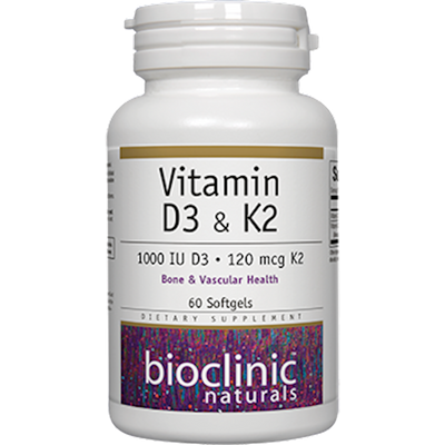 Vitamin D3 & K2 60 gels Curated Wellness