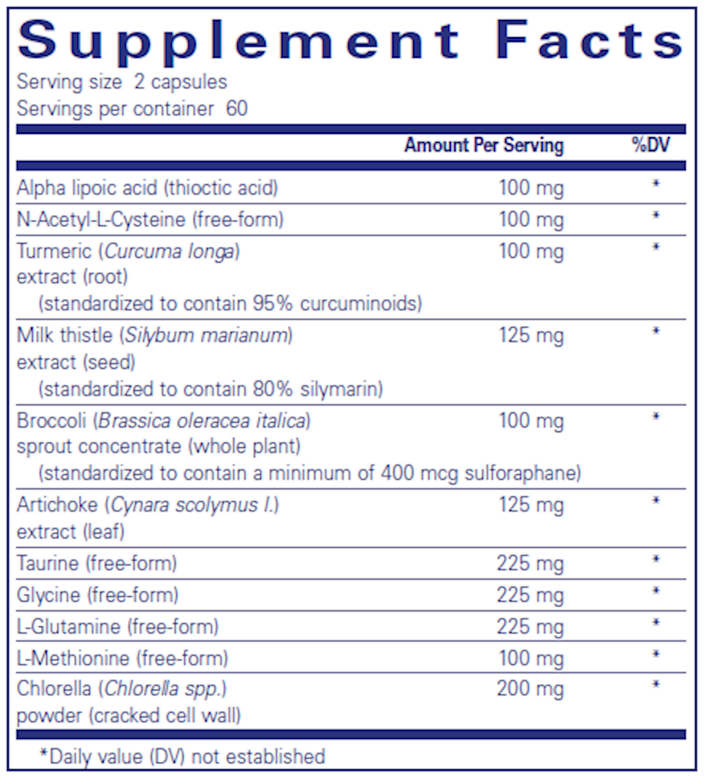 Liver-G.I. Detox 120 vcaps Curated Wellness