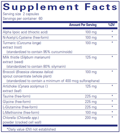 Liver-G.I. Detox 120 vcaps Curated Wellness