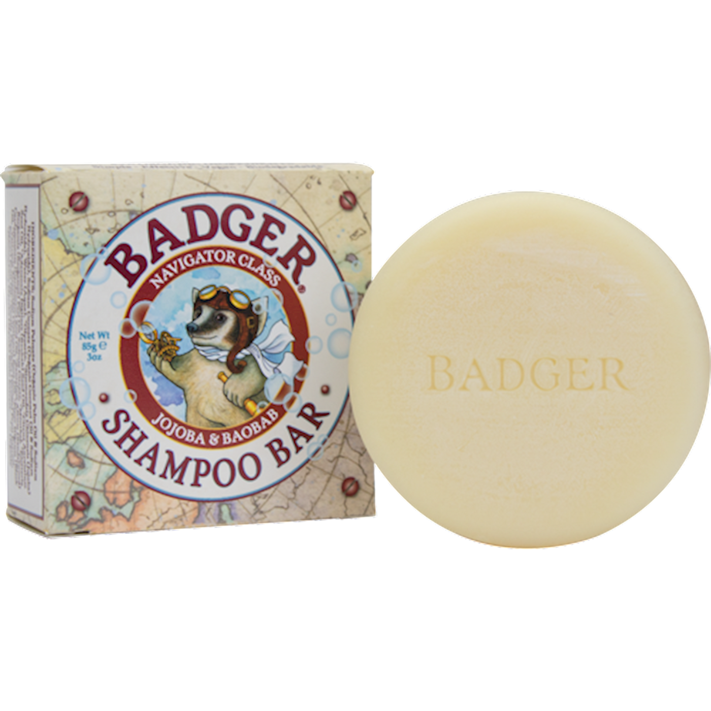 Badger Shampoo Bar 3 oz Curated Wellness