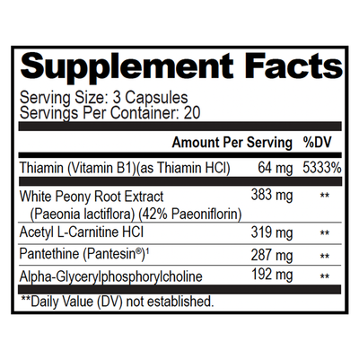 Acetylcholine Brain Food 60c Curated Wellness