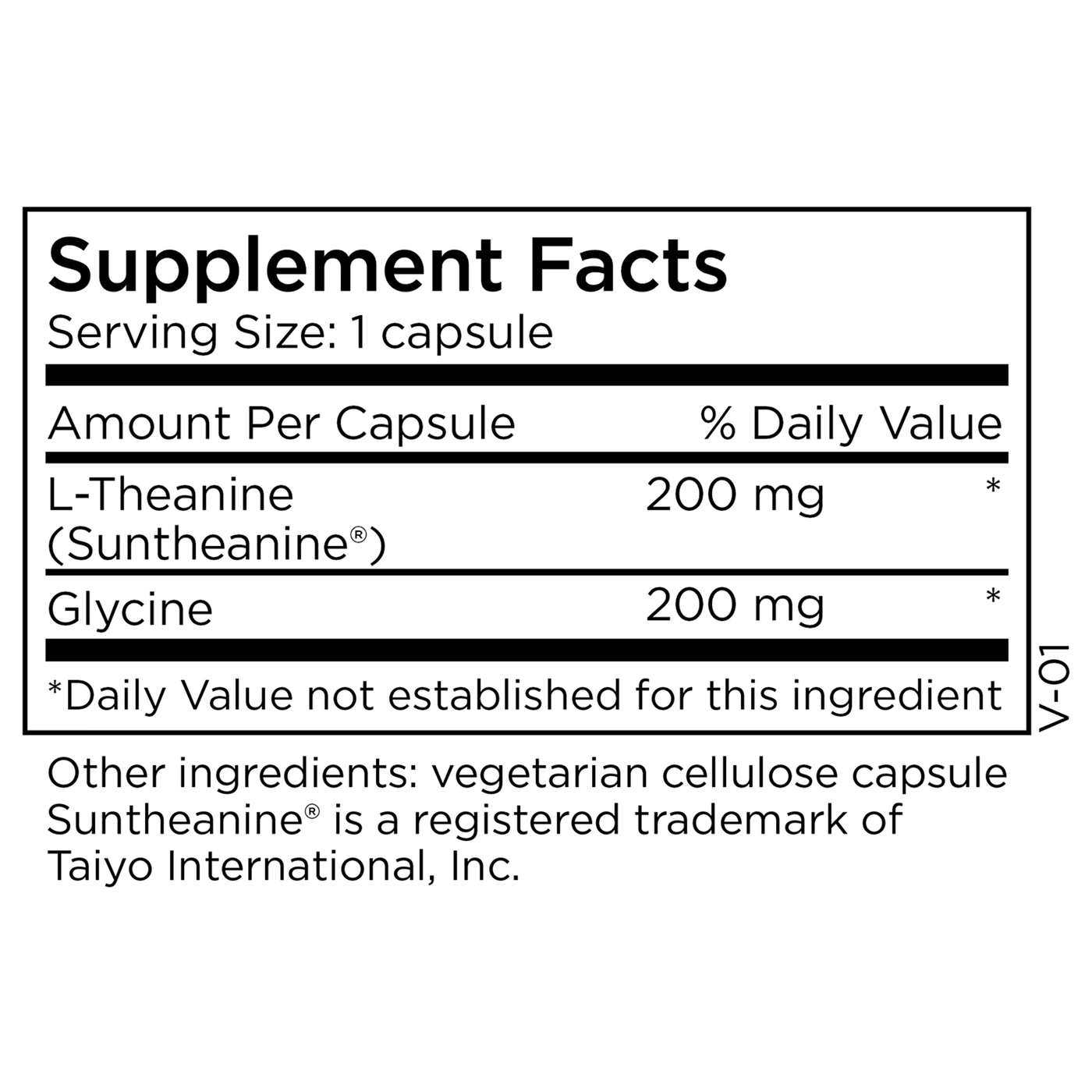L-Theanine 200 mg 90 cap Curated Wellness