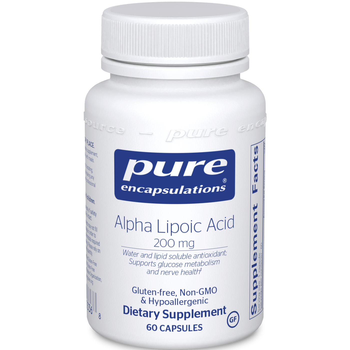 Alpha Lipoic Acid 200 mg 60 vcaps Curated Wellness